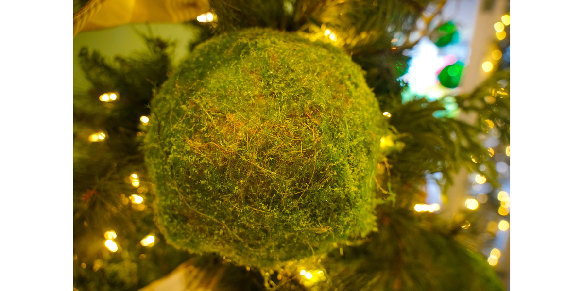 Moss ball ornament