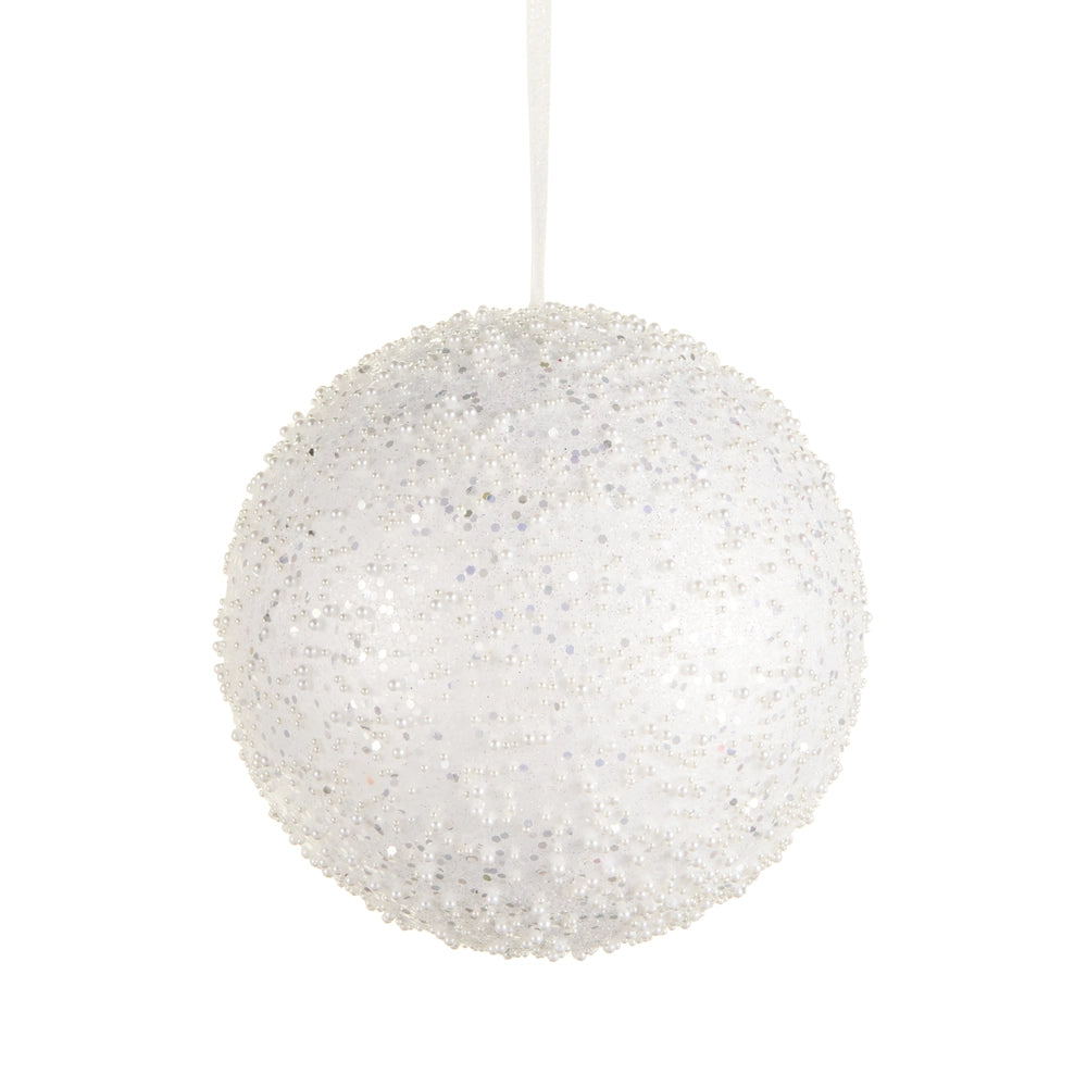 8" Pearl Ball Ornament