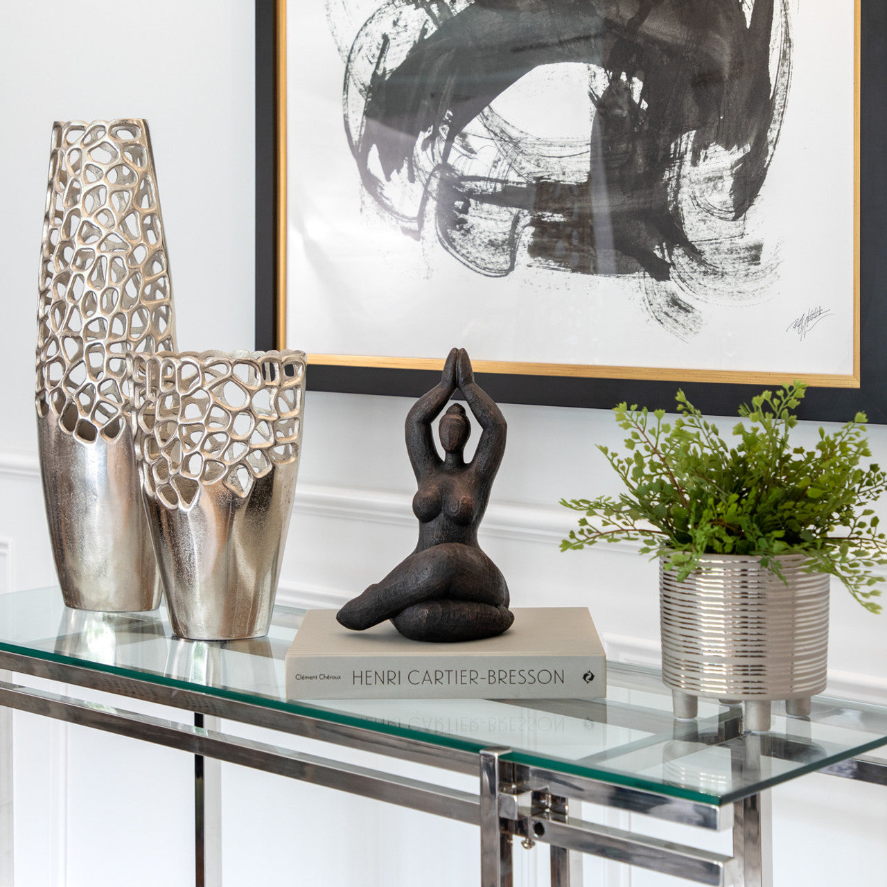 CUT-OUT VASE