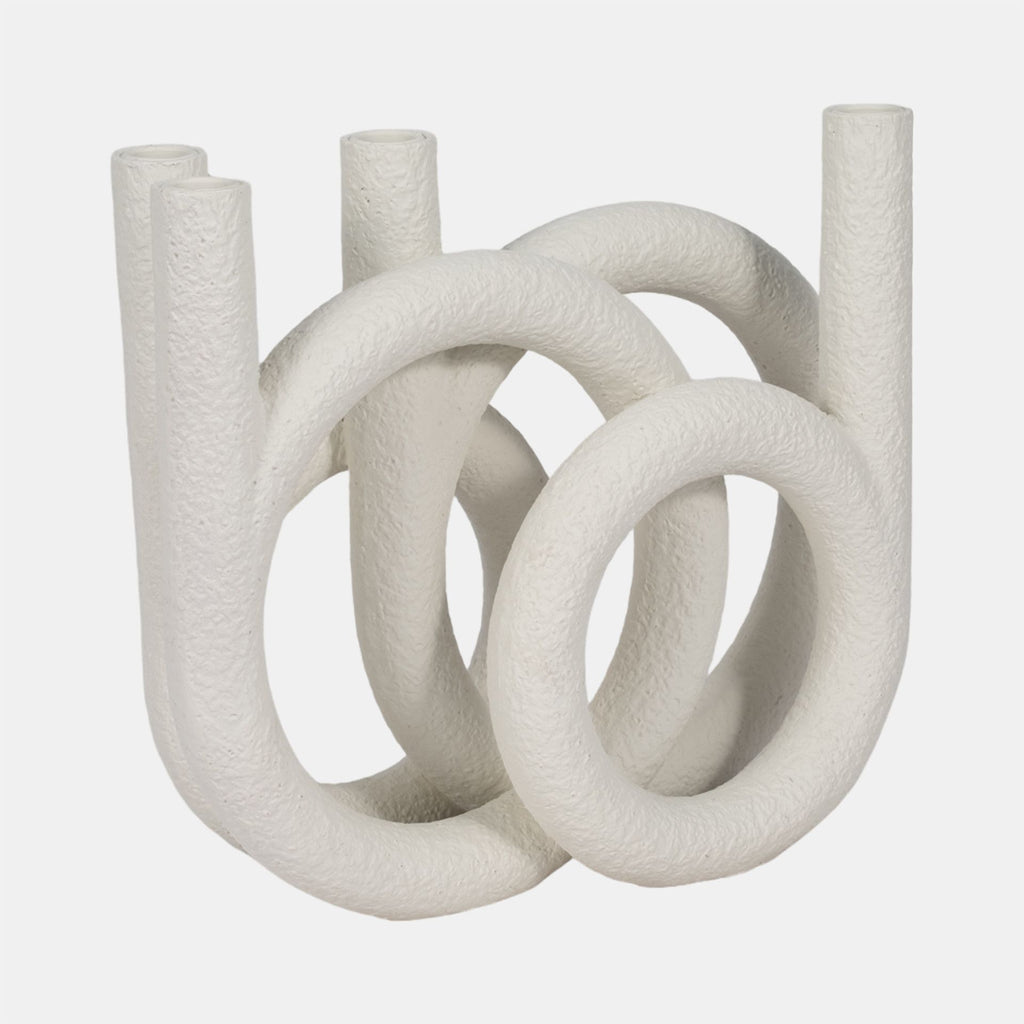 LOOPED 4-TAPER CANDLEHOLDER