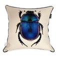 Cojin Escarabajo Egipcio Azul