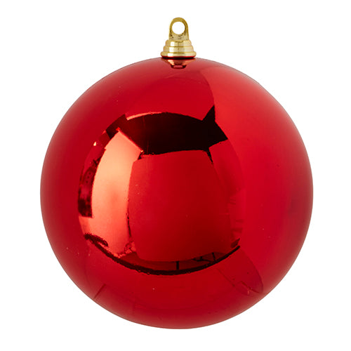 10" RED BALL ORNAMENT