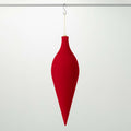 FLOCKED DROP ORNAMENT