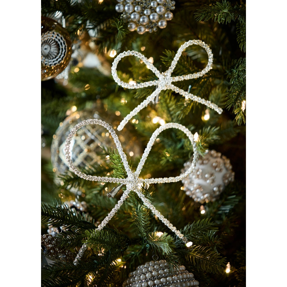 6" Bow Clip-On Ornament