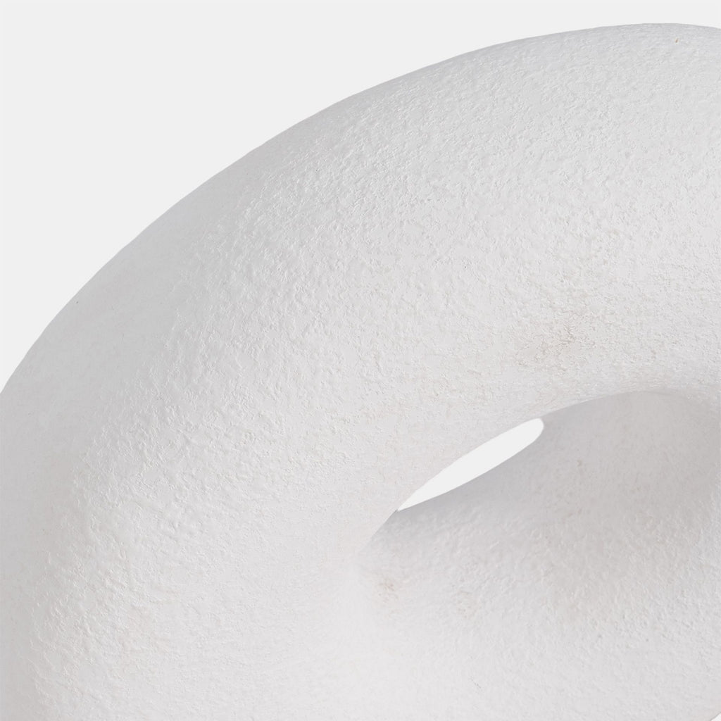 TEXTURED OPEN CUT-OUT 0 SLANTED CIRCLE OBJECT