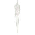 12" Crusted Icicle Ornament