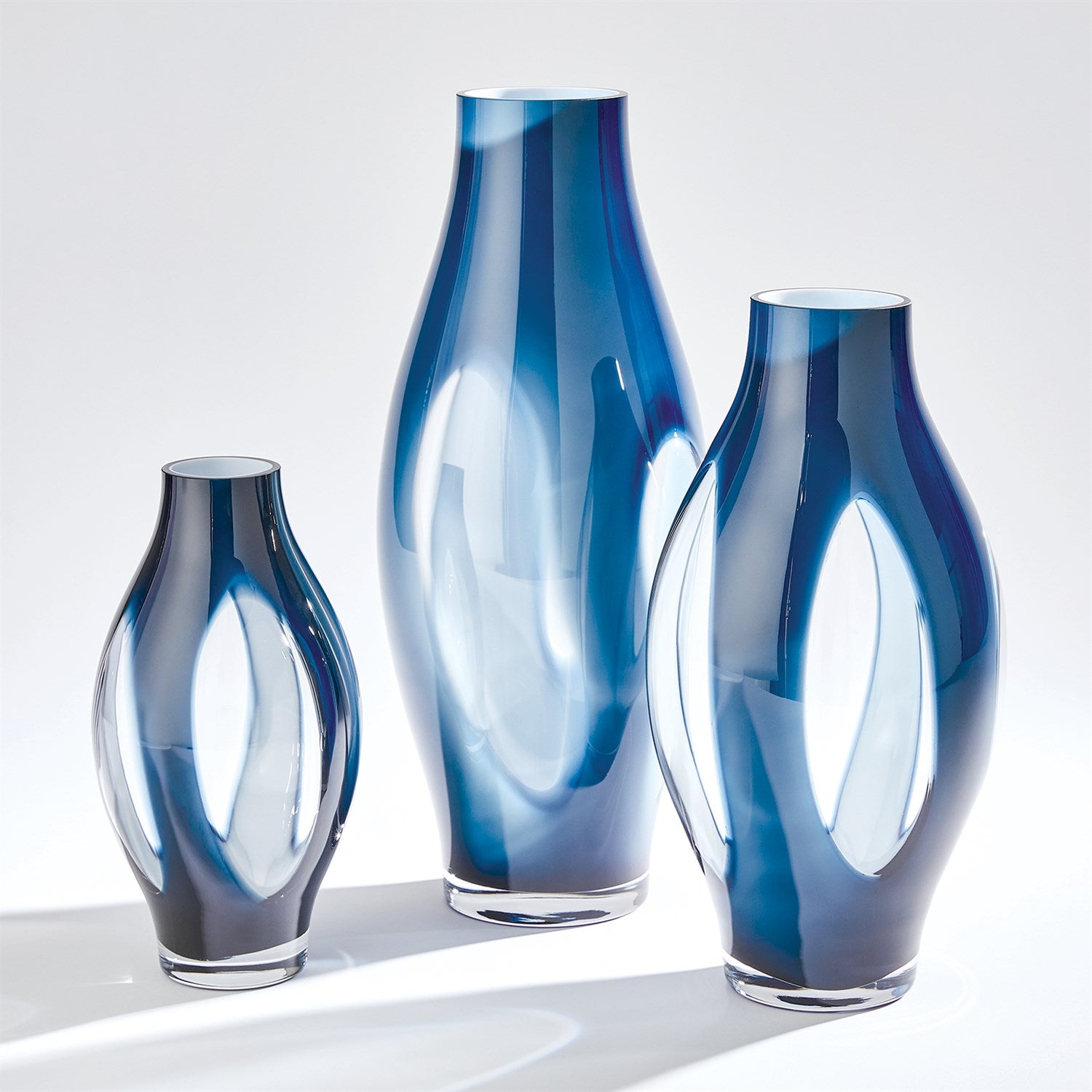 FLY THROUGH VASES-NIGHT BLUE