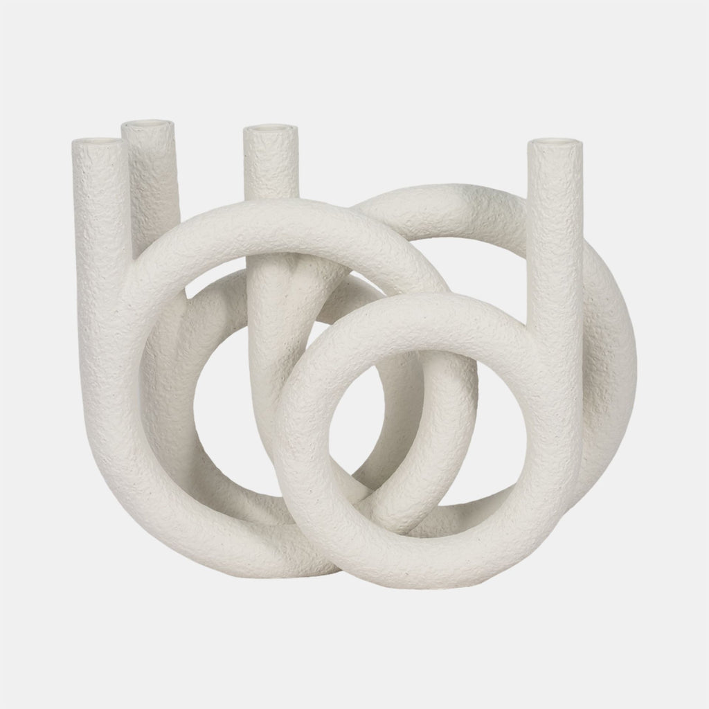LOOPED 4-TAPER CANDLEHOLDER