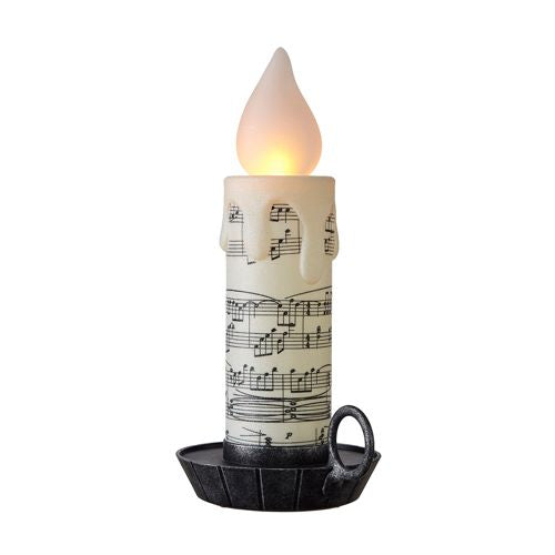 17.5" No Timer Music B/O Candle
