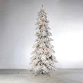 12" FLOCKED PRE LIT-TREE