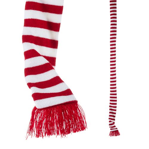 6' Striped Knit Scarf Garland