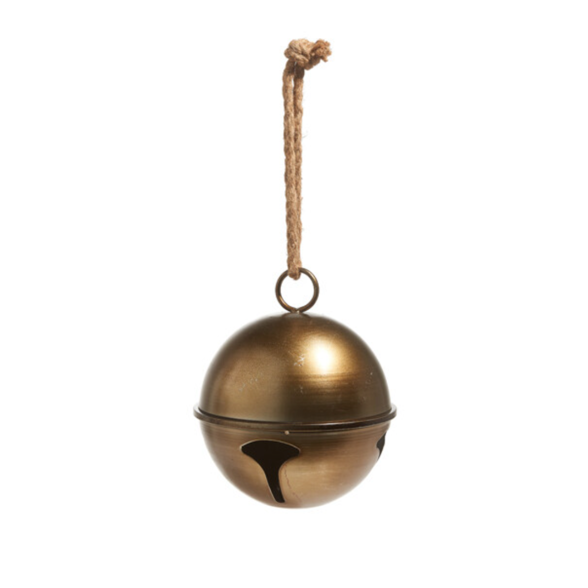 Antique Gold Jingle Bell Ornament