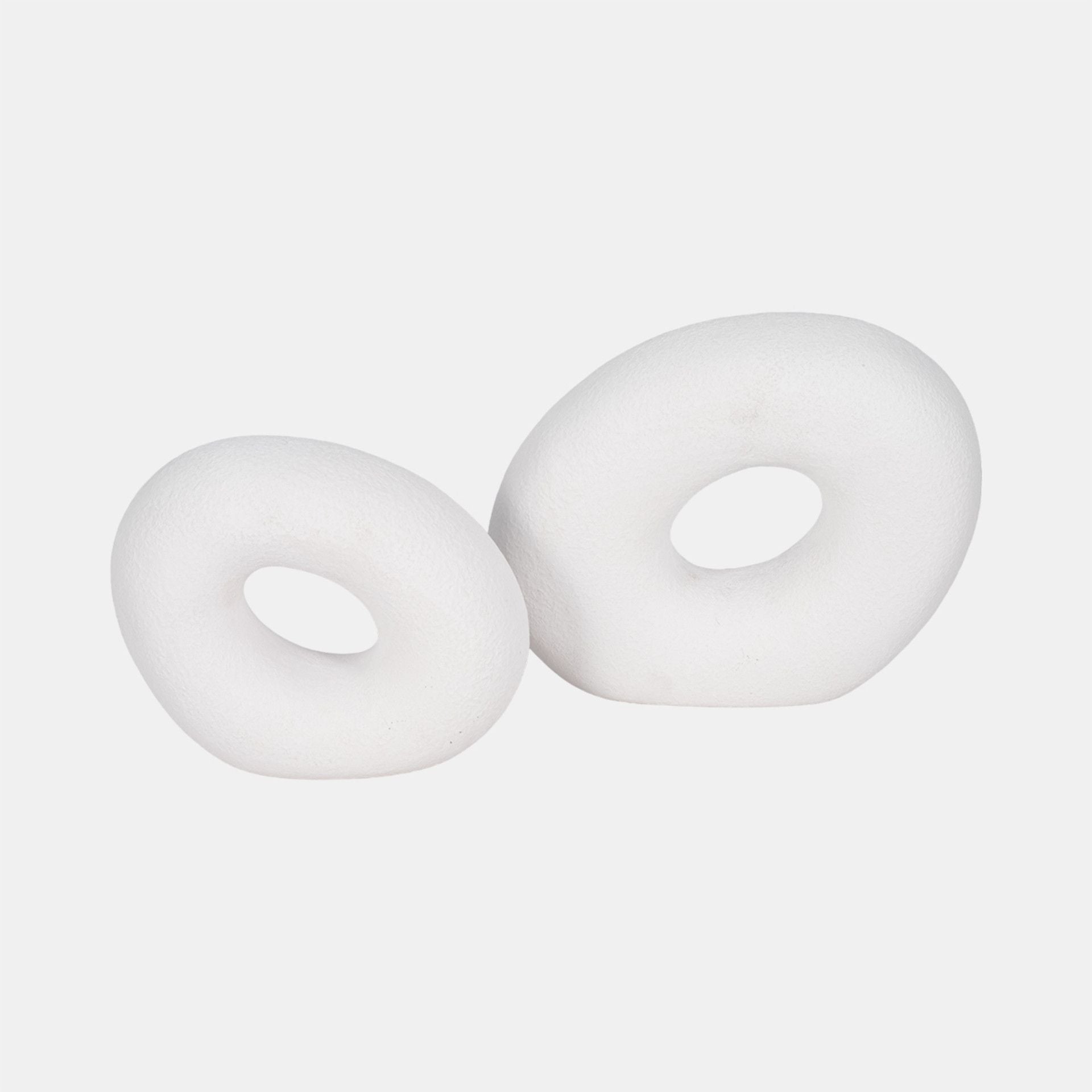 TEXTURED OPEN CUT-OUT 0 SLANTED CIRCLE OBJECT