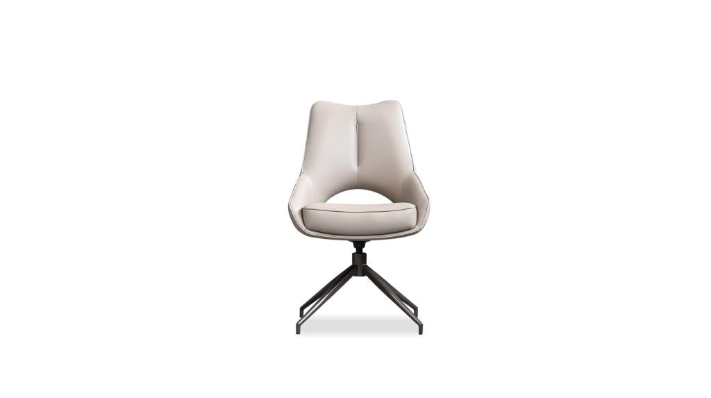 SOFIA SWIVEL 360 DINING CHAIR BUFF BEIGE