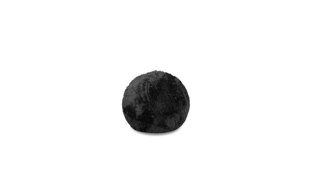 MOCHI OTTOMAN NERO HAVANA BUNNY FABRIC