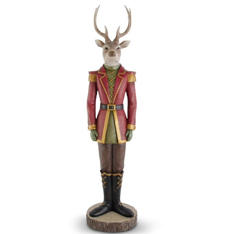 52.25 Inch Deer Solider Statue