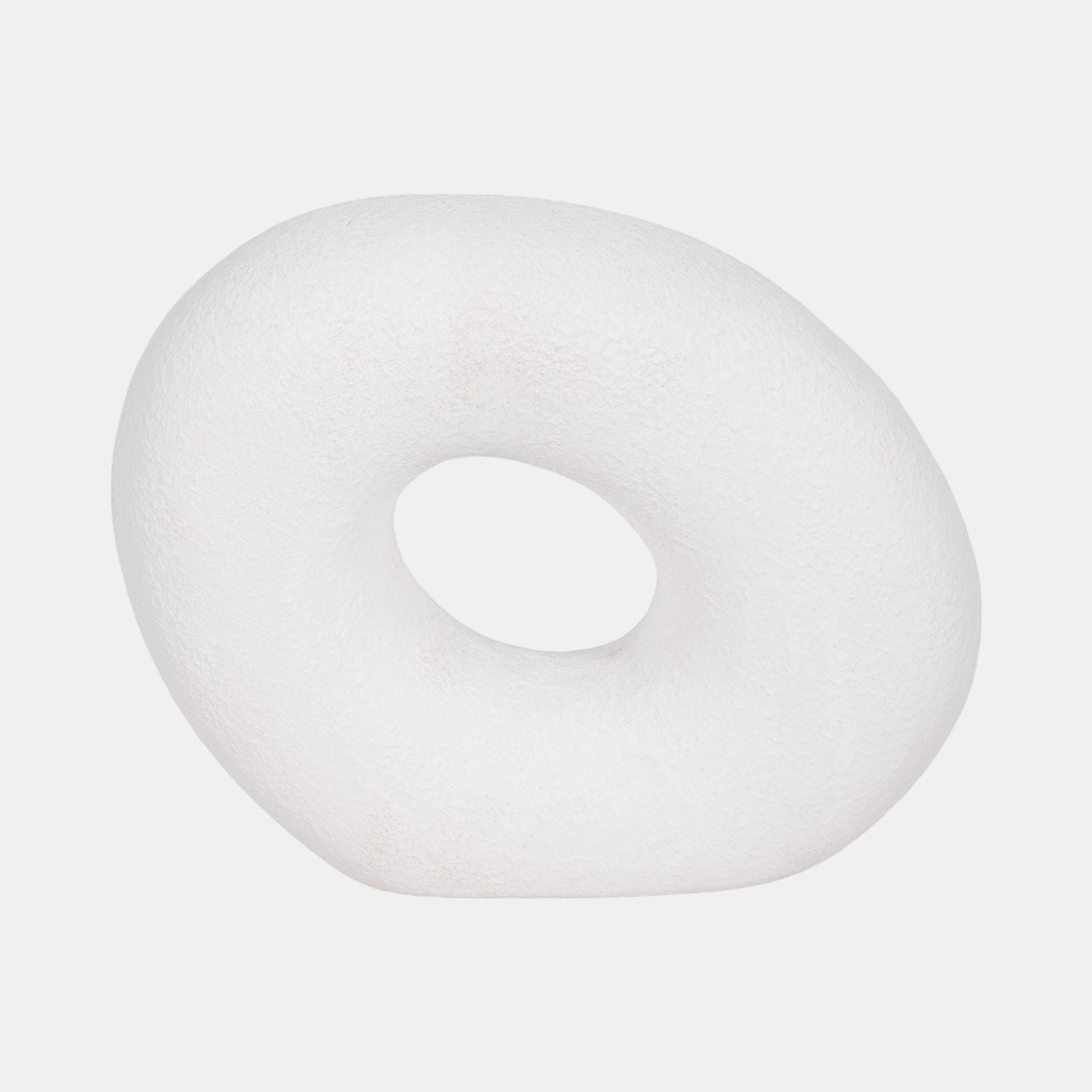 TEXTURED OPEN CUT-OUT 0 SLANTED CIRCLE OBJECT