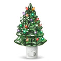 5.75" VINTAGE METALLIC TREE NIGHT LIGHT