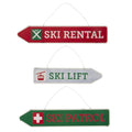 "SB" 16.25" SKI SIGN ORNAMENT