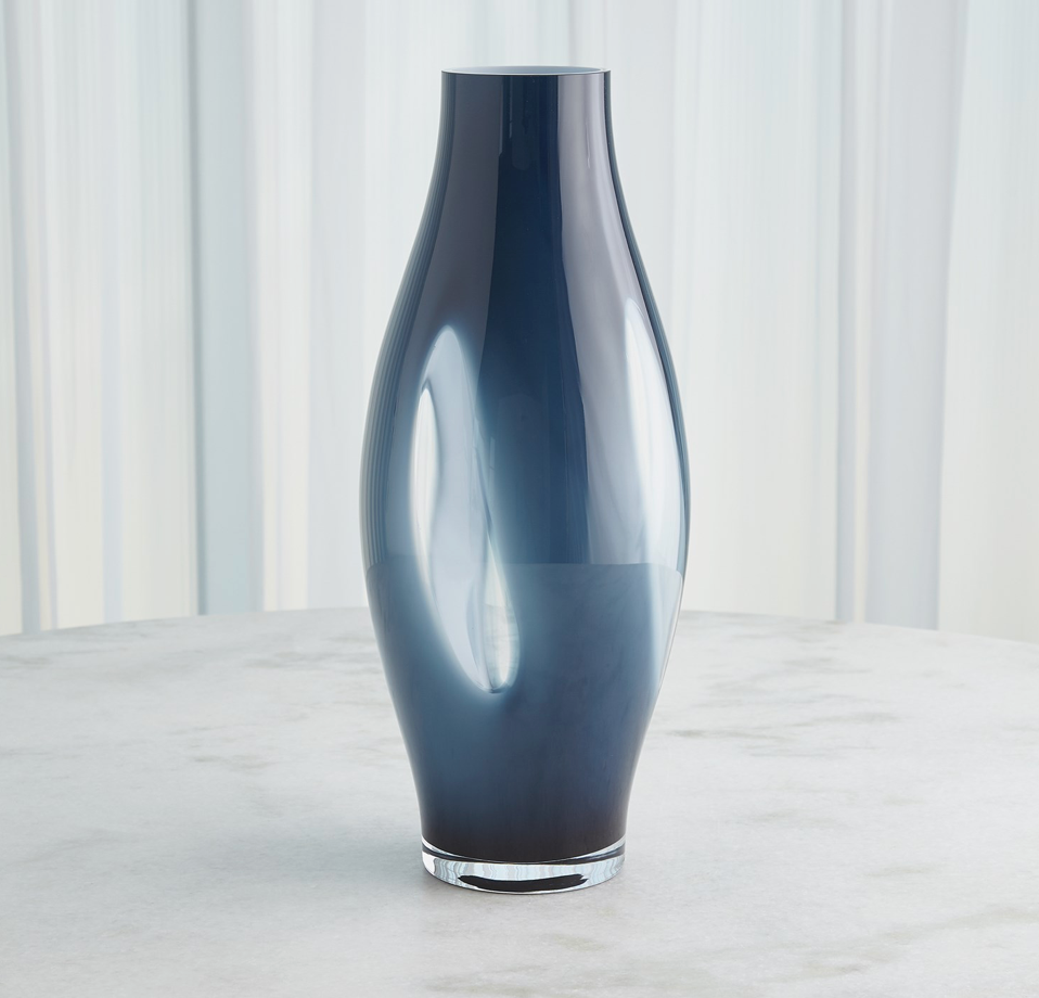 FLY THROUGH VASE-NIGHT BLUE-LG