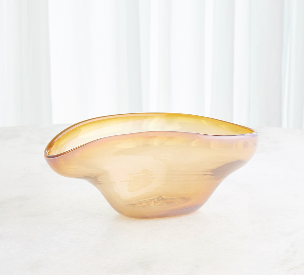 HARMONY BOWL-AMBER-SM