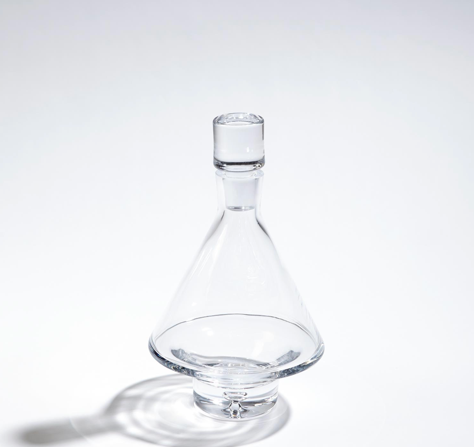 FAT BOTTOM DECANTER-CLEAR