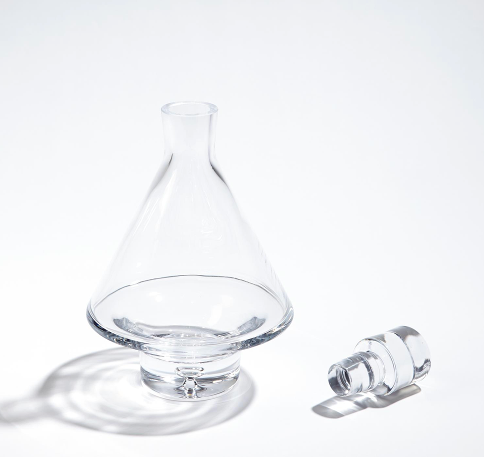 FAT BOTTOM DECANTER-CLEAR