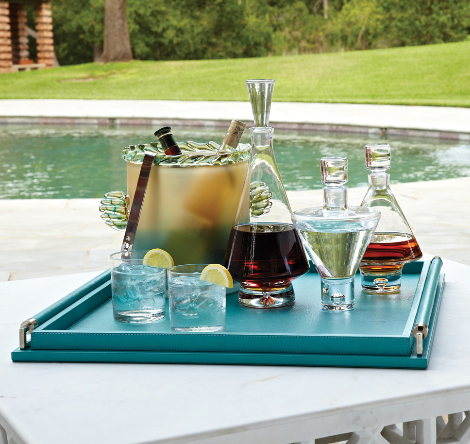 TALL FAT BOTTOM DECANTER-CLEAR