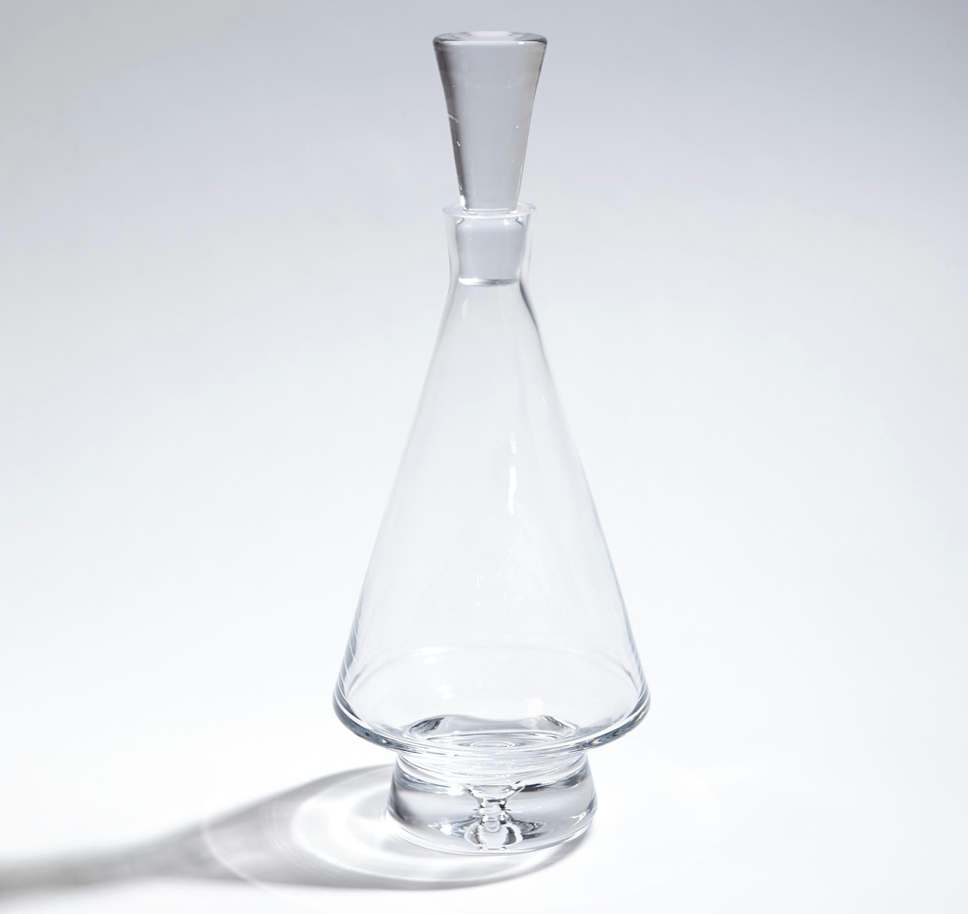 TALL FAT BOTTOM DECANTER-CLEAR