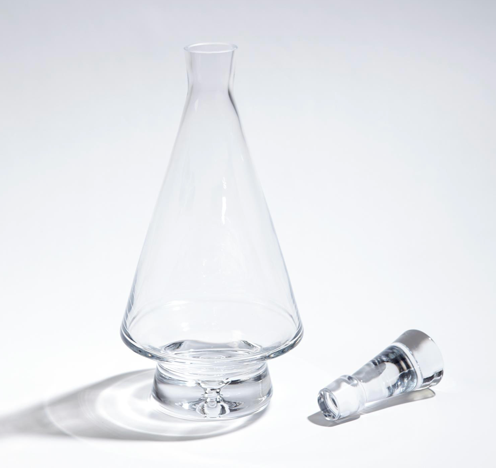 TALL FAT BOTTOM DECANTER-CLEAR