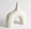 STRETCH VASE-CREAM STONE-LG