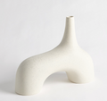 STRETCH VASE-CREAM STONE-SM