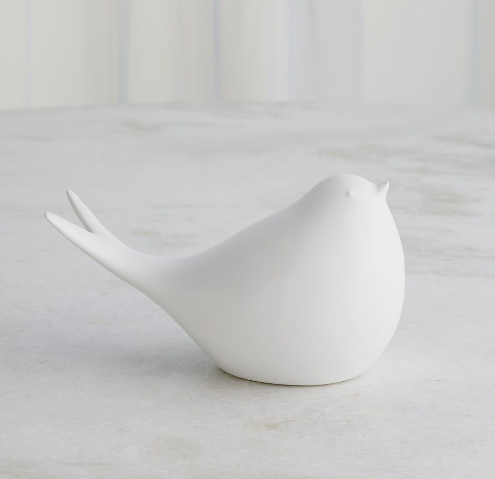 SATED BIRD-MATTER WHITE