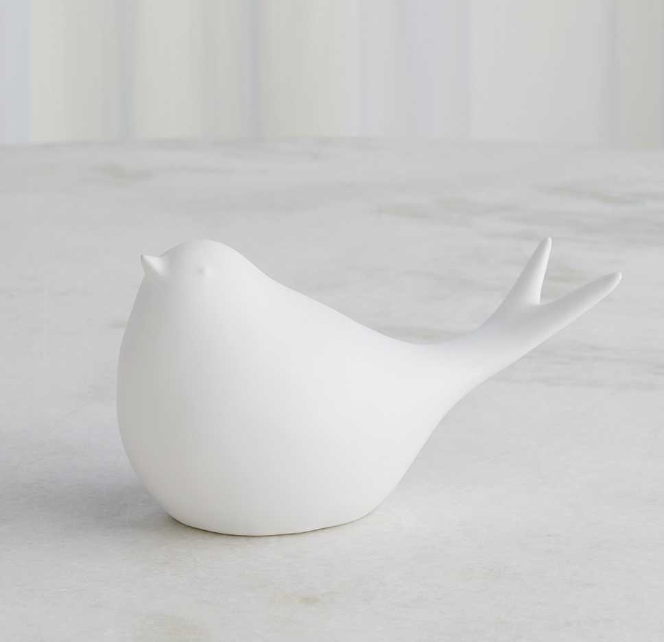 SATED BIRD-MATTER WHITE