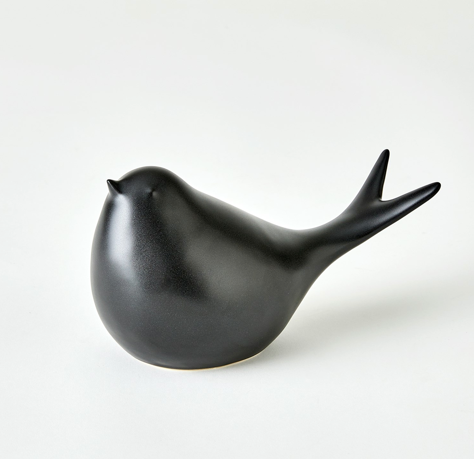SATED BIRD-MATTE BLACK