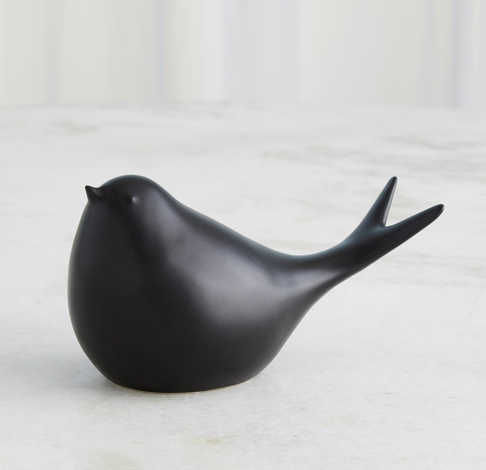 SATED BIRD-MATTE BLACK