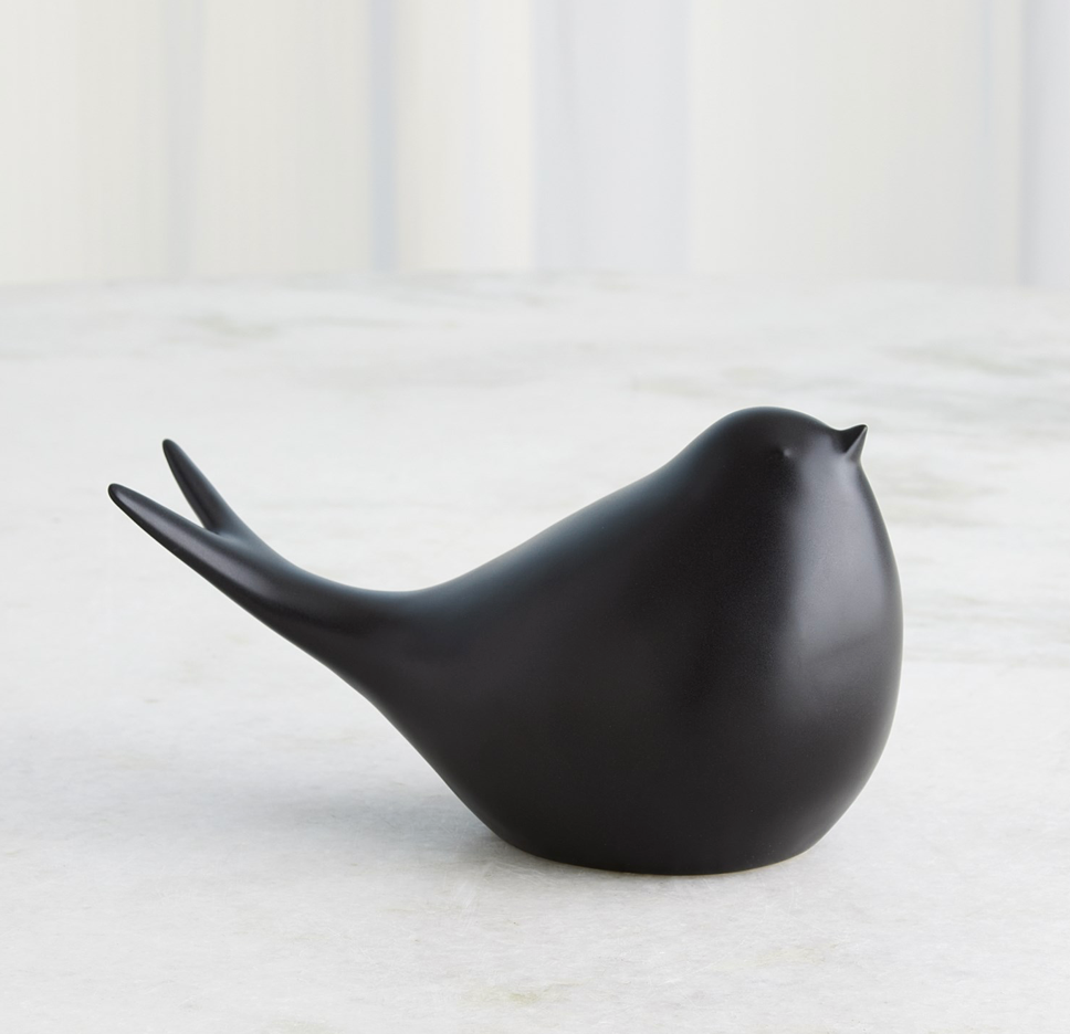 SATED BIRD-MATTE BLACK