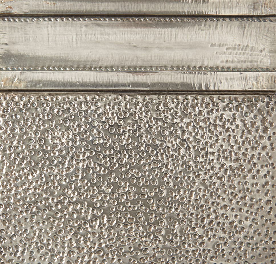 ABSTRACT BLOCK CABINET-NICKEL