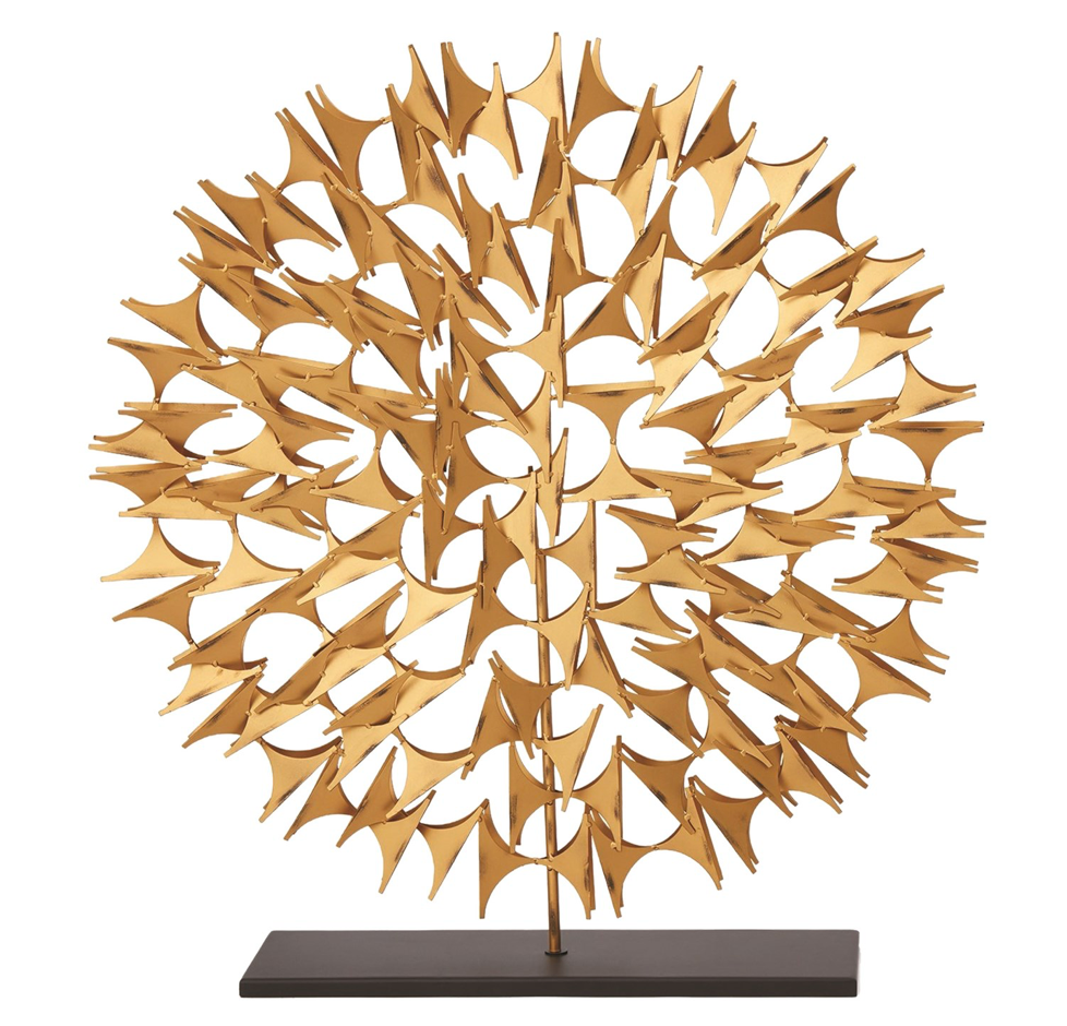 COSMOS SCULPTURE-GOLD-LG