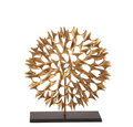 COSMOS SCULPTURE-GOLD-SM