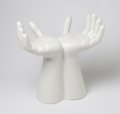 HANDS STOOL-MATTE WHITE