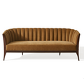 CHANNEL BACK SOFA-TOAST VELVET