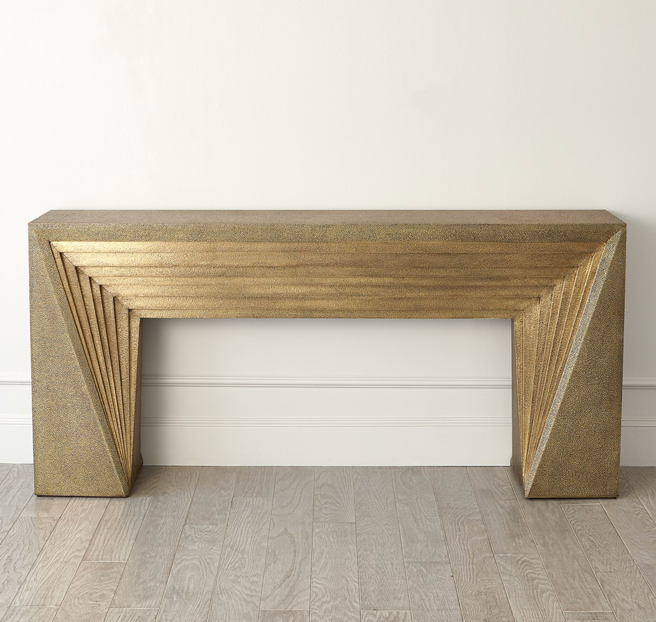 DECO CONSOLE-BRASS