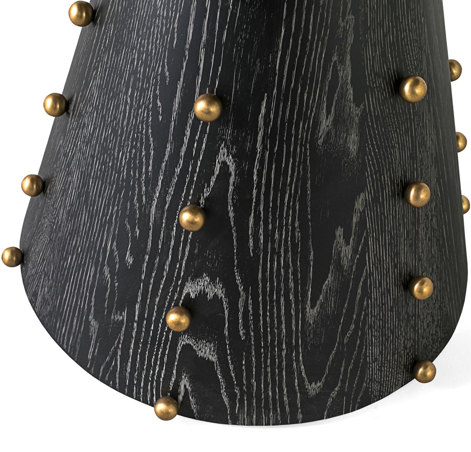 SPHERES CENTER TABLE-EBONY CERUSED OAKK