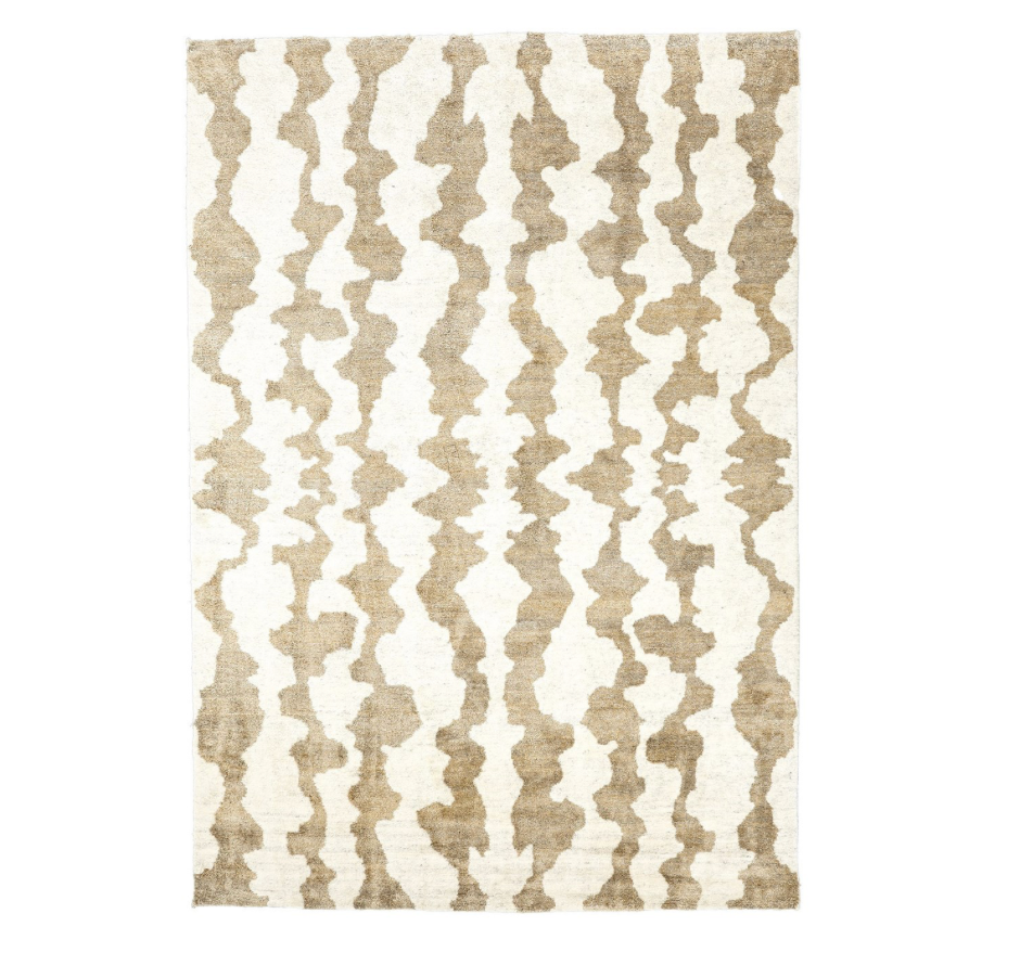 MONITOR RUG-DARK BEIGE/IVORY-6 X 9