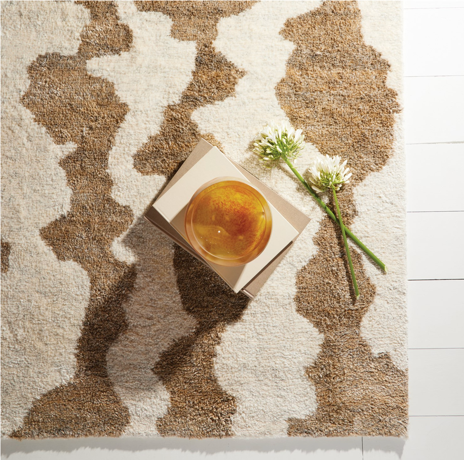 MONITOR RUG-DARK BEIGE/IVORY-6 X 9