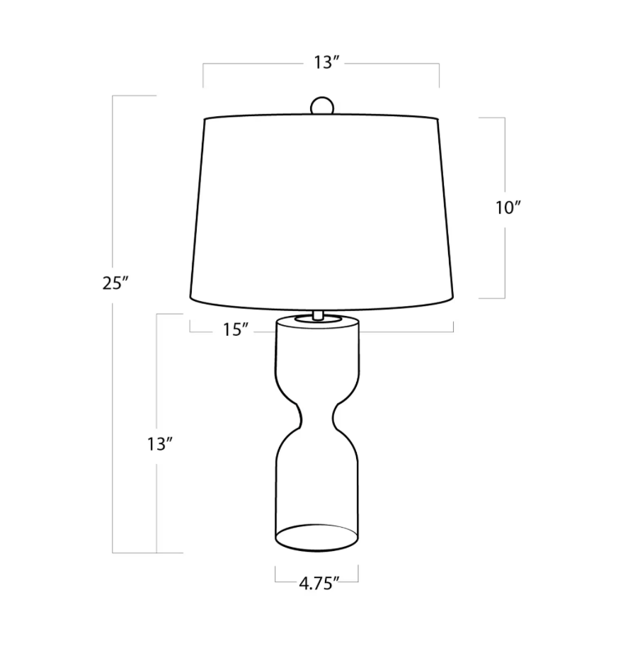 Joan Crystal Table Lamp Large