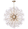 Poppy Glass Chandelier Large
