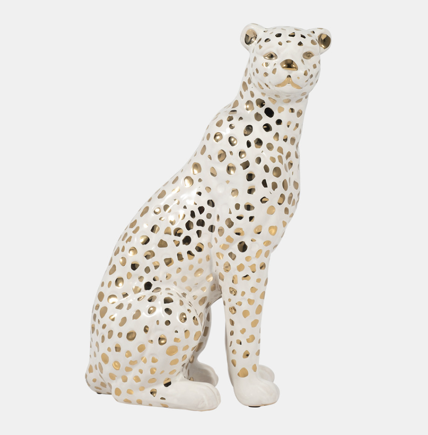 Sitting Leopard