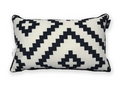 Cojin Rectangular TREVERIS CUADROS NEGRO